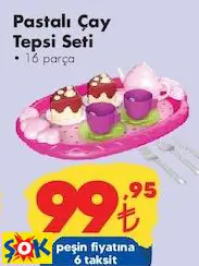 GOKİDY PASTALI ÇAY TEPSİ SETİ OYUNCAK GOKİDY PASTALI ÇAY TEPSİ SETİ OYUNCAK